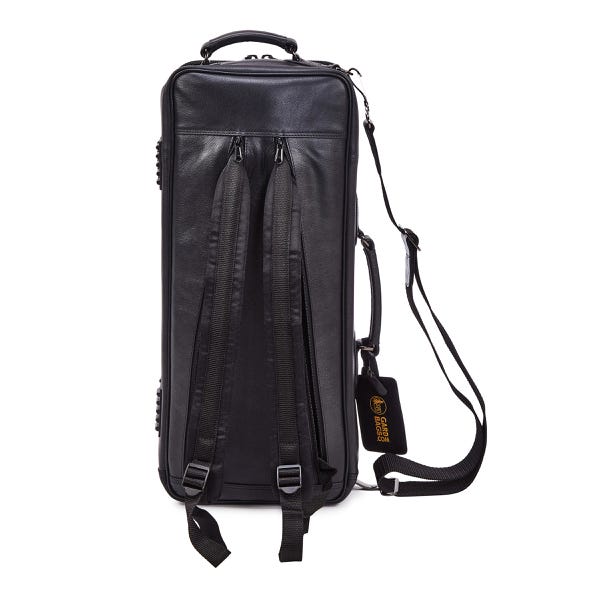 Gard Compact Double Trumpet Gig Bag - Leather Black (GATR4MCLK)