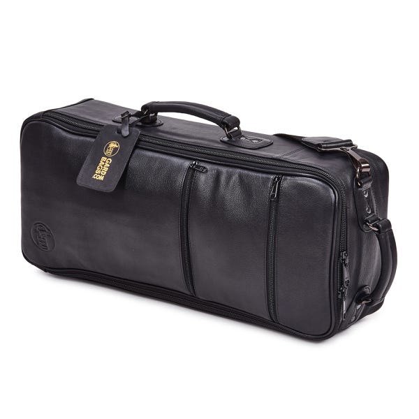 Gard Compact Double Trumpet Gig Bag - Leather Black (GATR4MCLK)