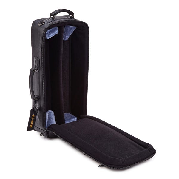 Gard Compact Double Trumpet Gig Bag - Leather Black (GATR4MCLK)
