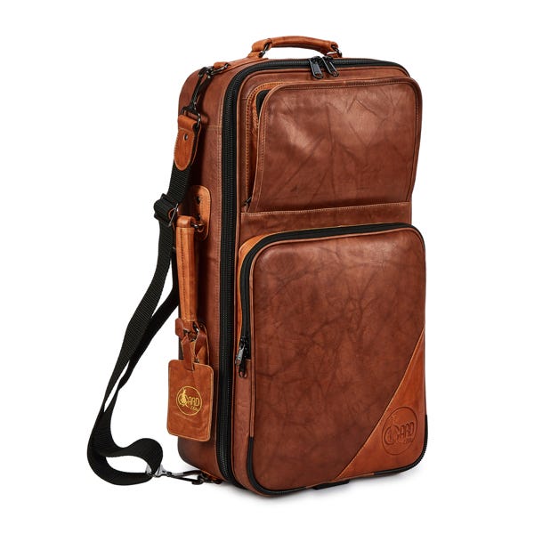 Gard Elite Triple Trumpet Gig Bag - Leather Antique Natural Tan (GATR5ECLNLT)