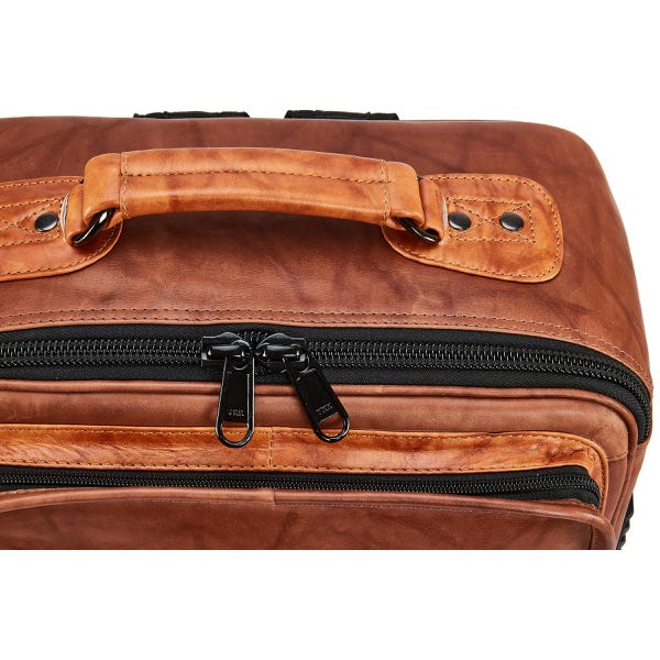 Gard Elite Triple Trumpet Gig Bag - Leather Antique Natural Tan (GATR5ECLNLT)