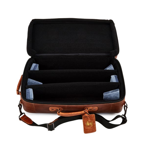 Gard Elite Triple Trumpet Gig Bag - Leather Antique Natural Tan (GATR5ECLNLT)