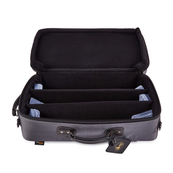 Gard Elite Triple Trumpet Gig Bag - Synthetic Grey w/ Black Trim (GATR5ECSGK)