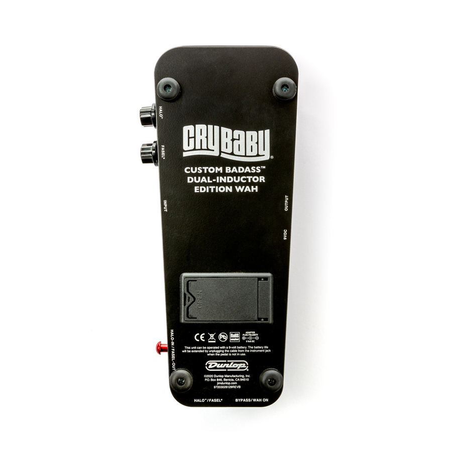 Jim Dunlop Crybaby GCB65 Custom Badass Dual-Inductor Edition Wah