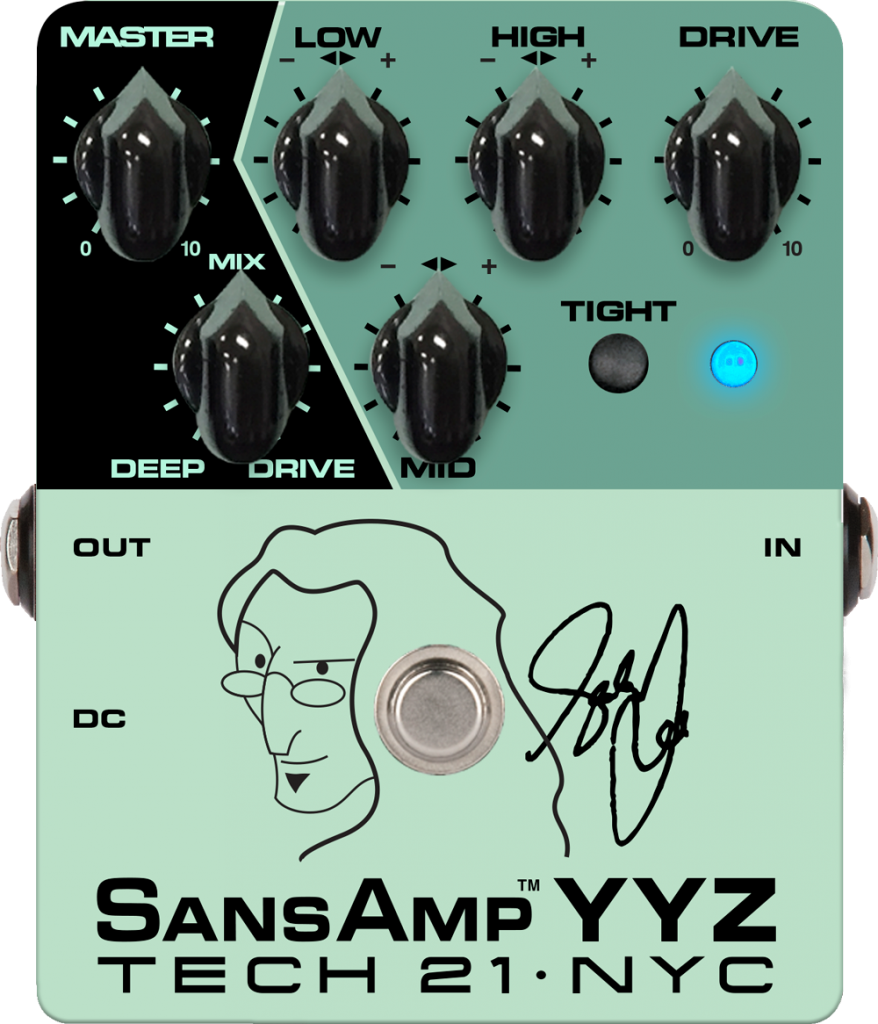 Tech 21 SansAmp Geddy Lee YYZ Bass Preamp Pedal