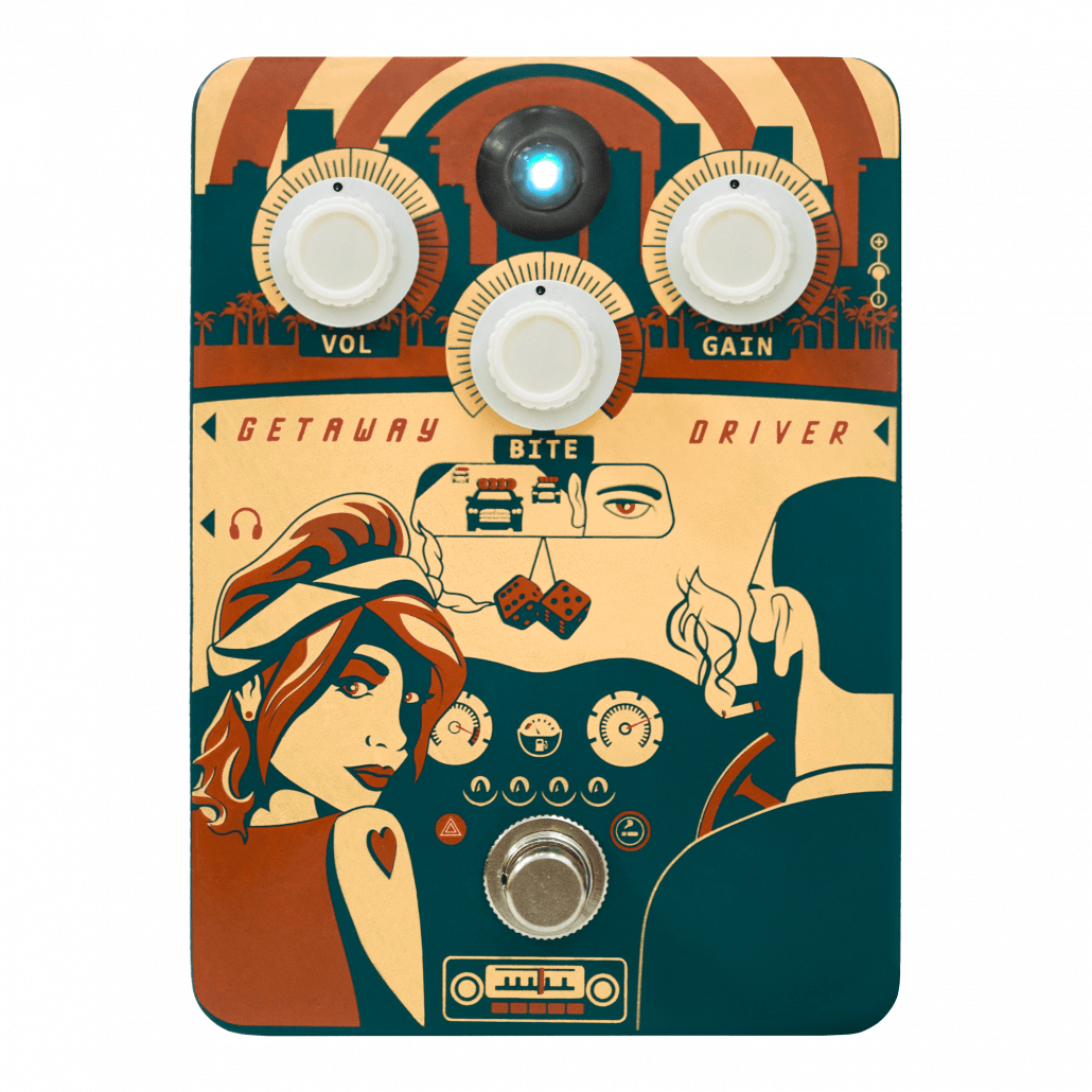Orange Getaway Driver Preamp/Drive Pedal