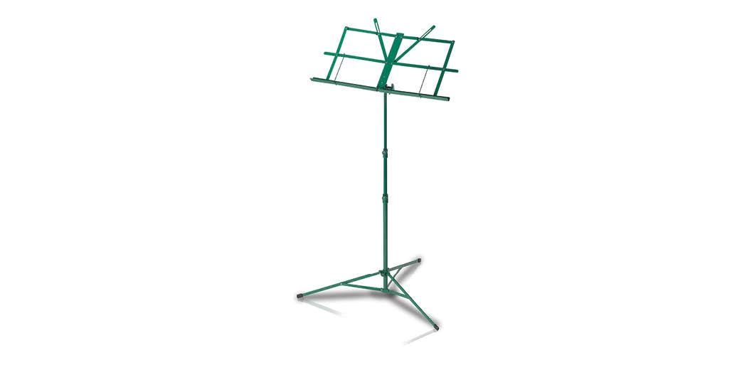 Armour lightweight foldable music stand with bag - Green (MS3127GR)