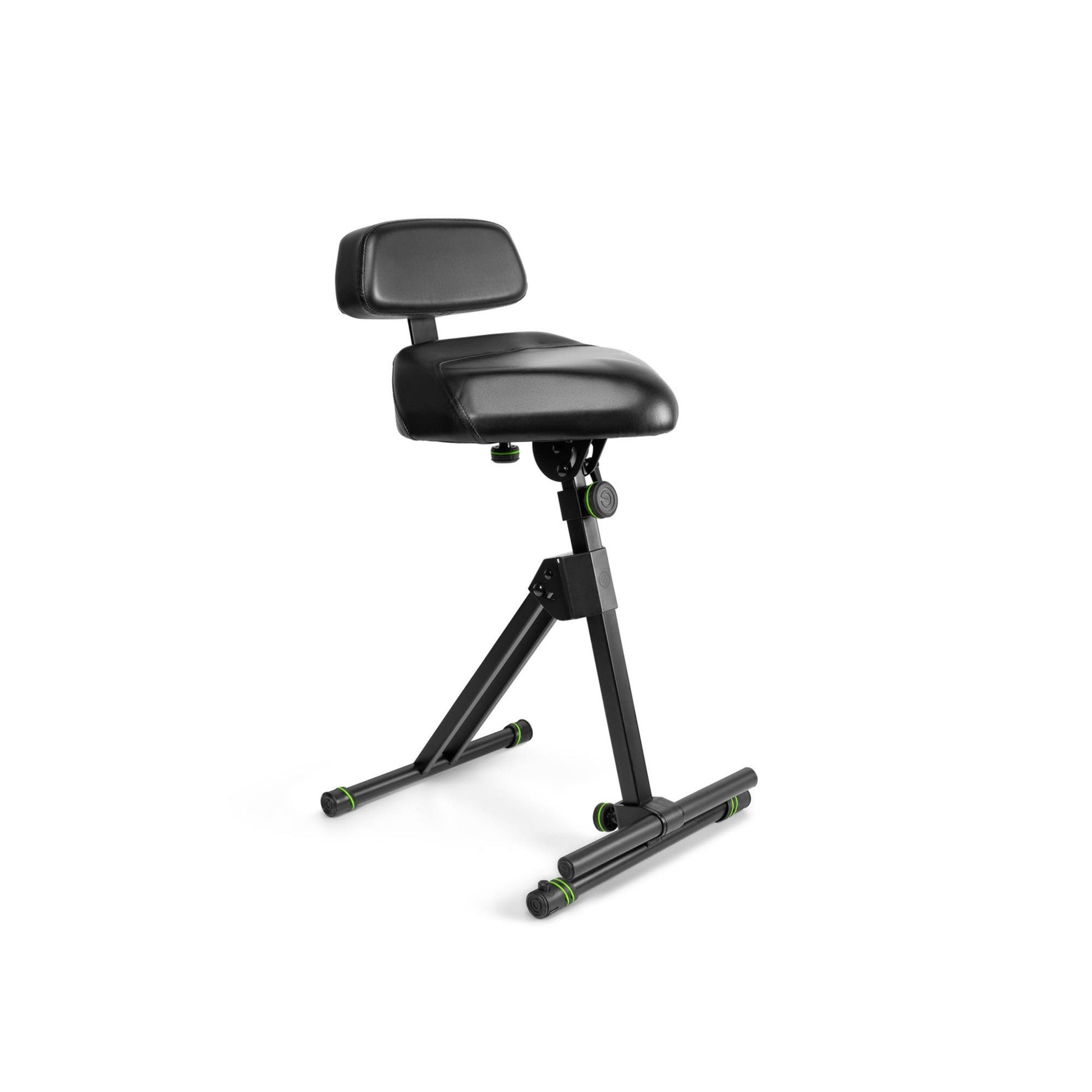 Gravity GFMSEAT1BR Height Adjustable Stool w/ Foot and Backrest