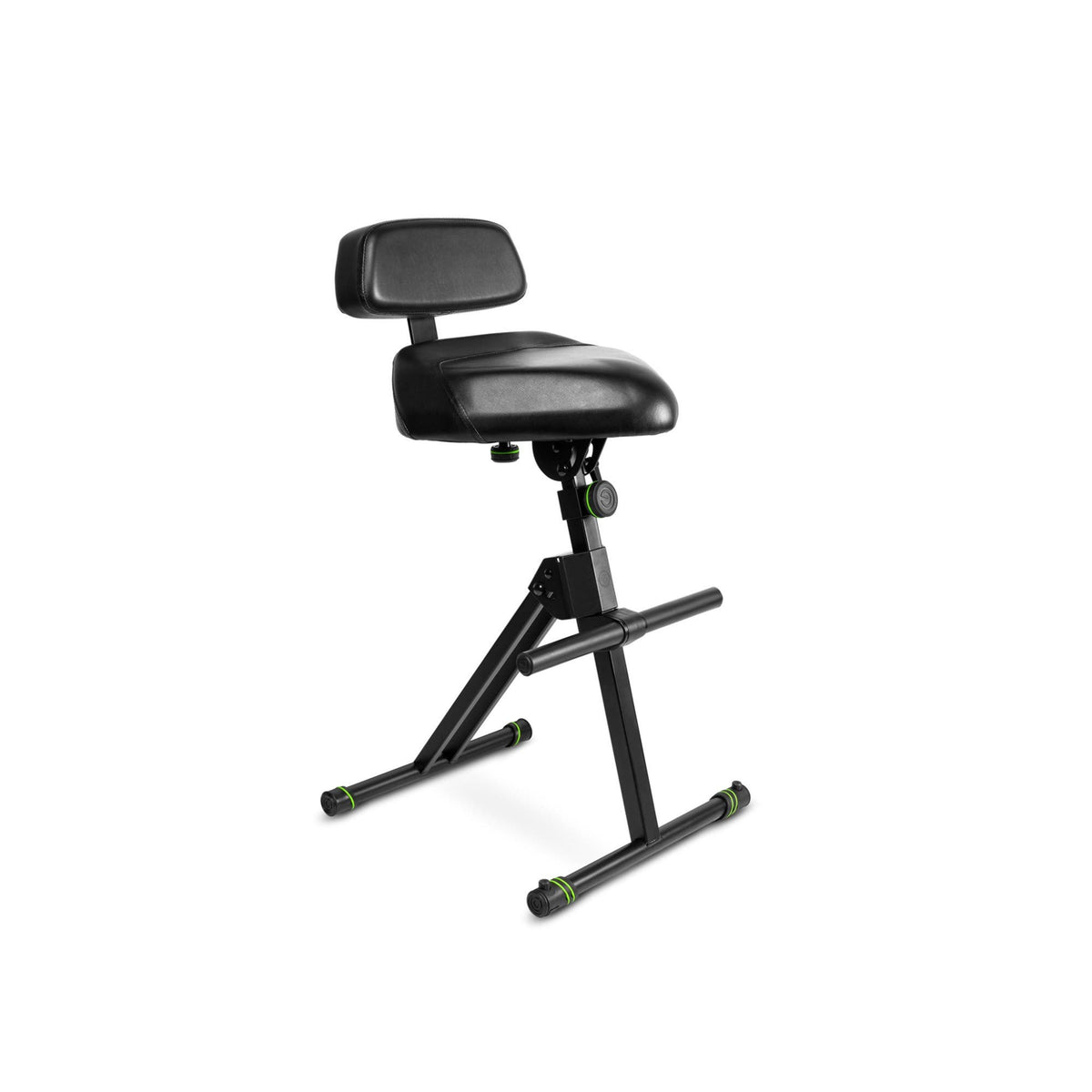 Gravity GFMSEAT1BR Height Adjustable Stool w/ Foot and Backrest