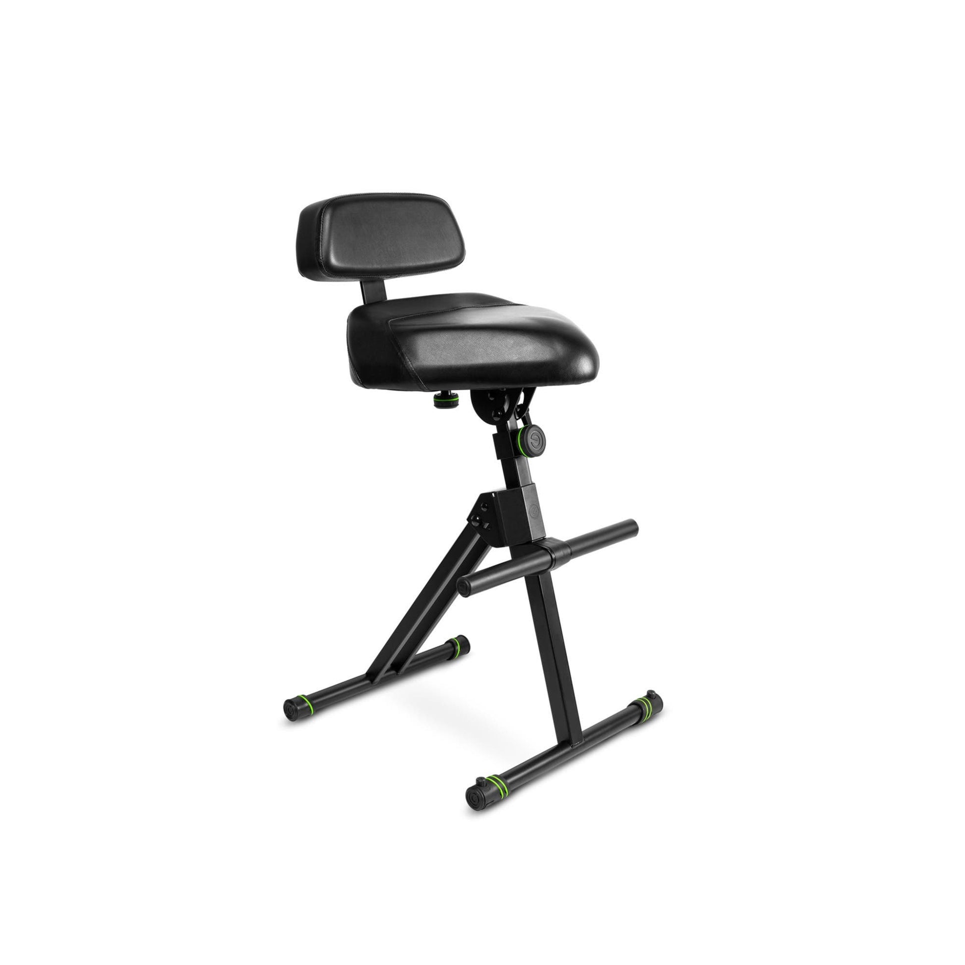 Gravity GFMSEAT1BR Height Adjustable Stool w/ Foot and Backrest