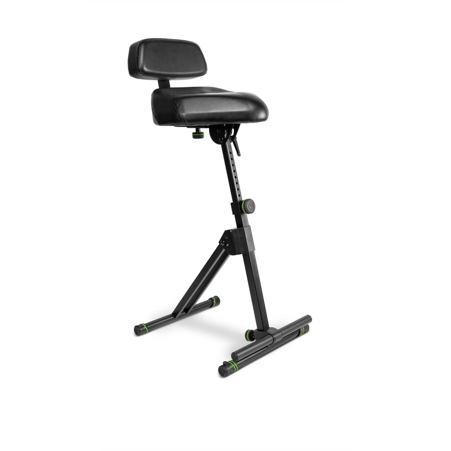 Gravity GFMSEAT1BR Height Adjustable Stool w/ Foot and Backrest
