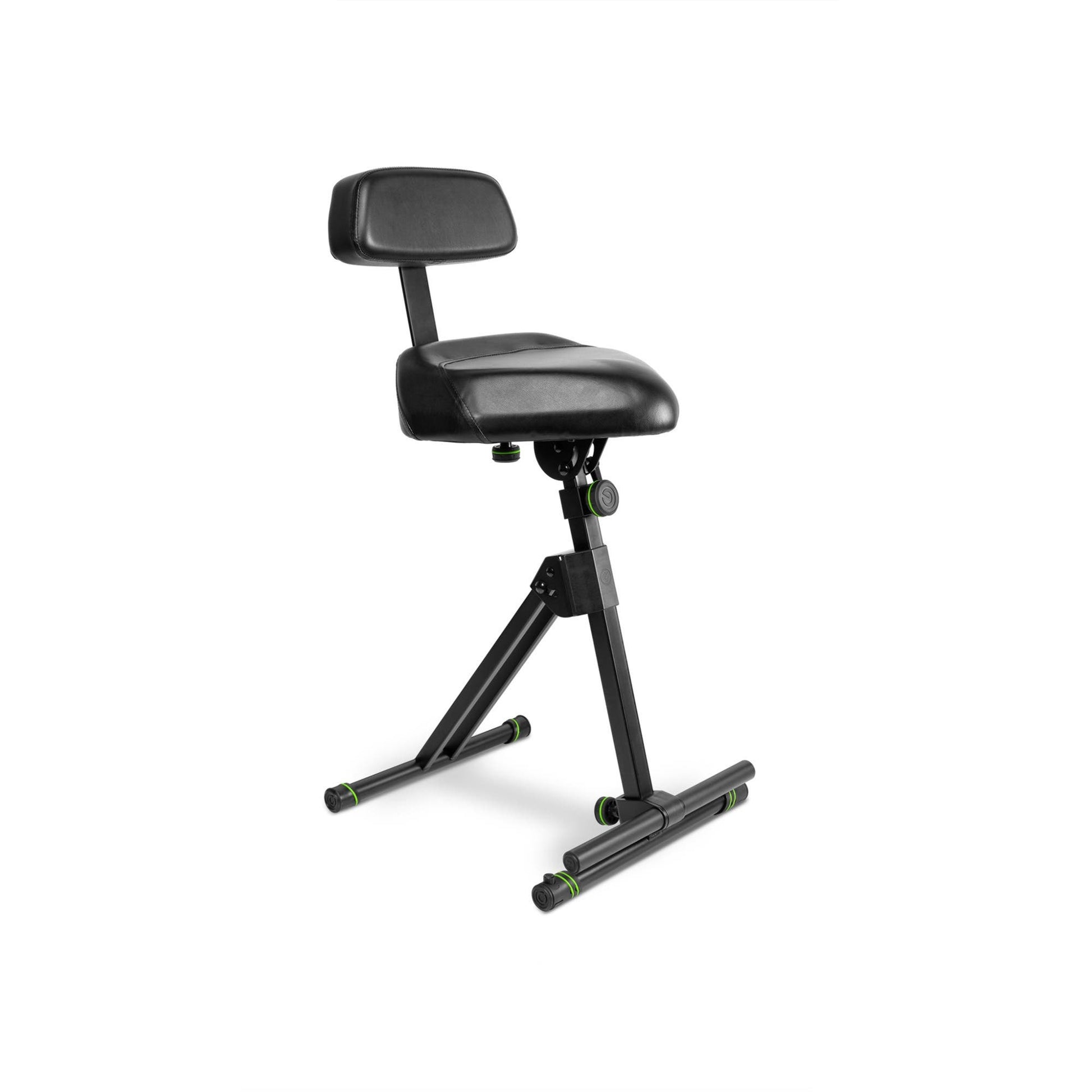 Gravity GFMSEAT1BR Height Adjustable Stool w/ Foot and Backrest