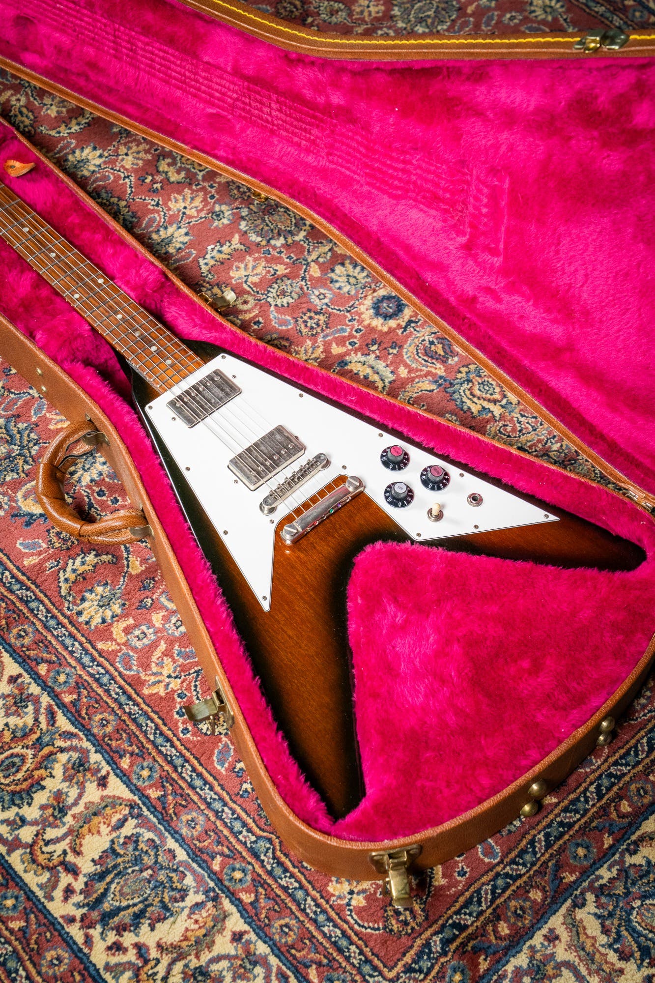 Gibson 1997 Yamano Flying V Ltd Ed. - Tobacco Burst - Lollar 58 Vintage P/ups w/Faber Aluminium Vintage Bridge - Pre-Owned