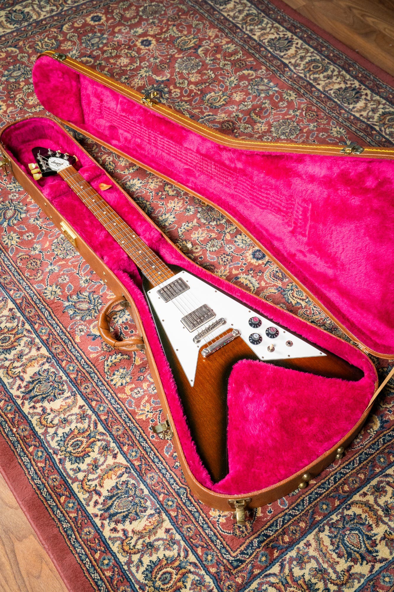 Gibson 1997 Yamano Flying V Ltd Ed. - Tobacco Burst - Lollar 58 Vintage P/ups w/Faber Aluminium Vintage Bridge - Pre-Owned