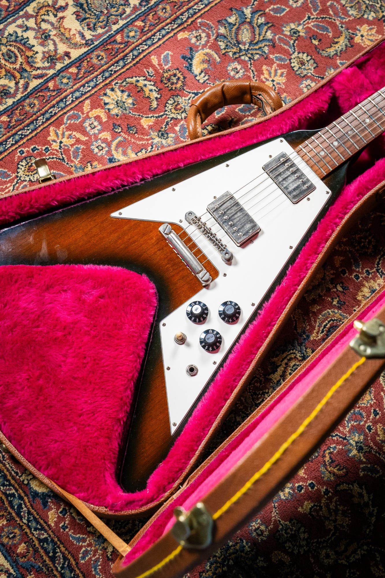 Gibson 1997 Yamano Flying V Ltd Ed. - Tobacco Burst - Lollar 58 Vintage P/ups w/Faber Aluminium Vintage Bridge - Pre-Owned