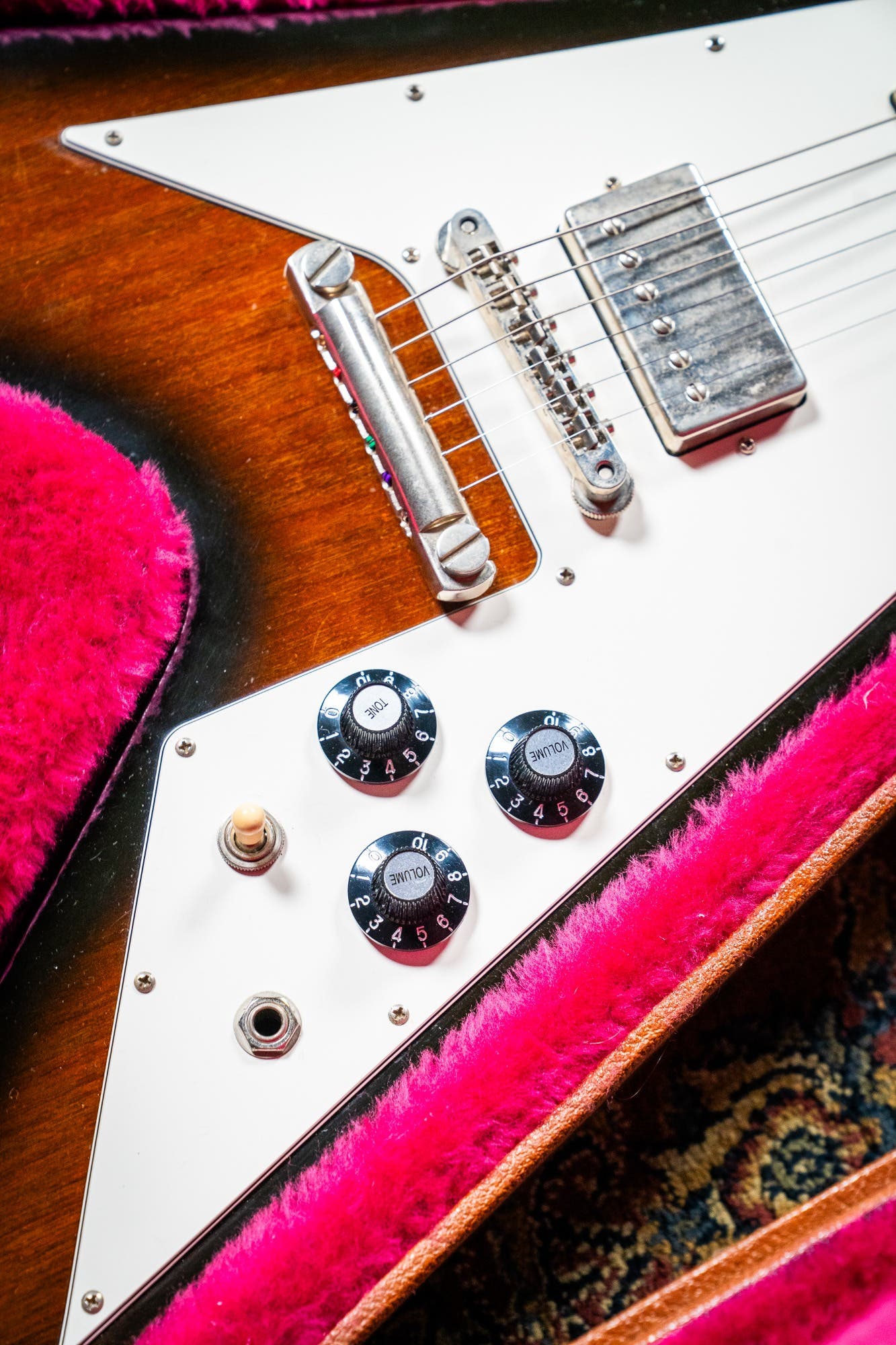 Gibson 1997 Yamano Flying V Ltd Ed. - Tobacco Burst - Lollar 58 Vintage P/ups w/Faber Aluminium Vintage Bridge - Pre-Owned