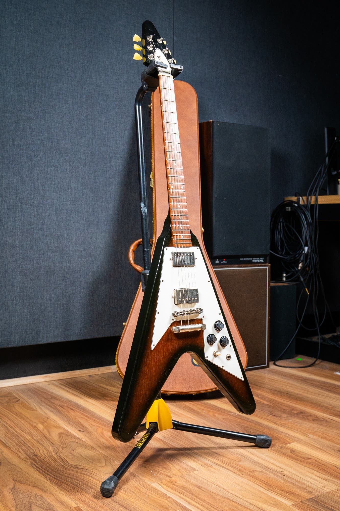 Gibson 1997 Yamano Flying V Ltd Ed. - Tobacco Burst - Lollar 58 Vintage P/ups w/Faber Aluminium Vintage Bridge - Pre-Owned