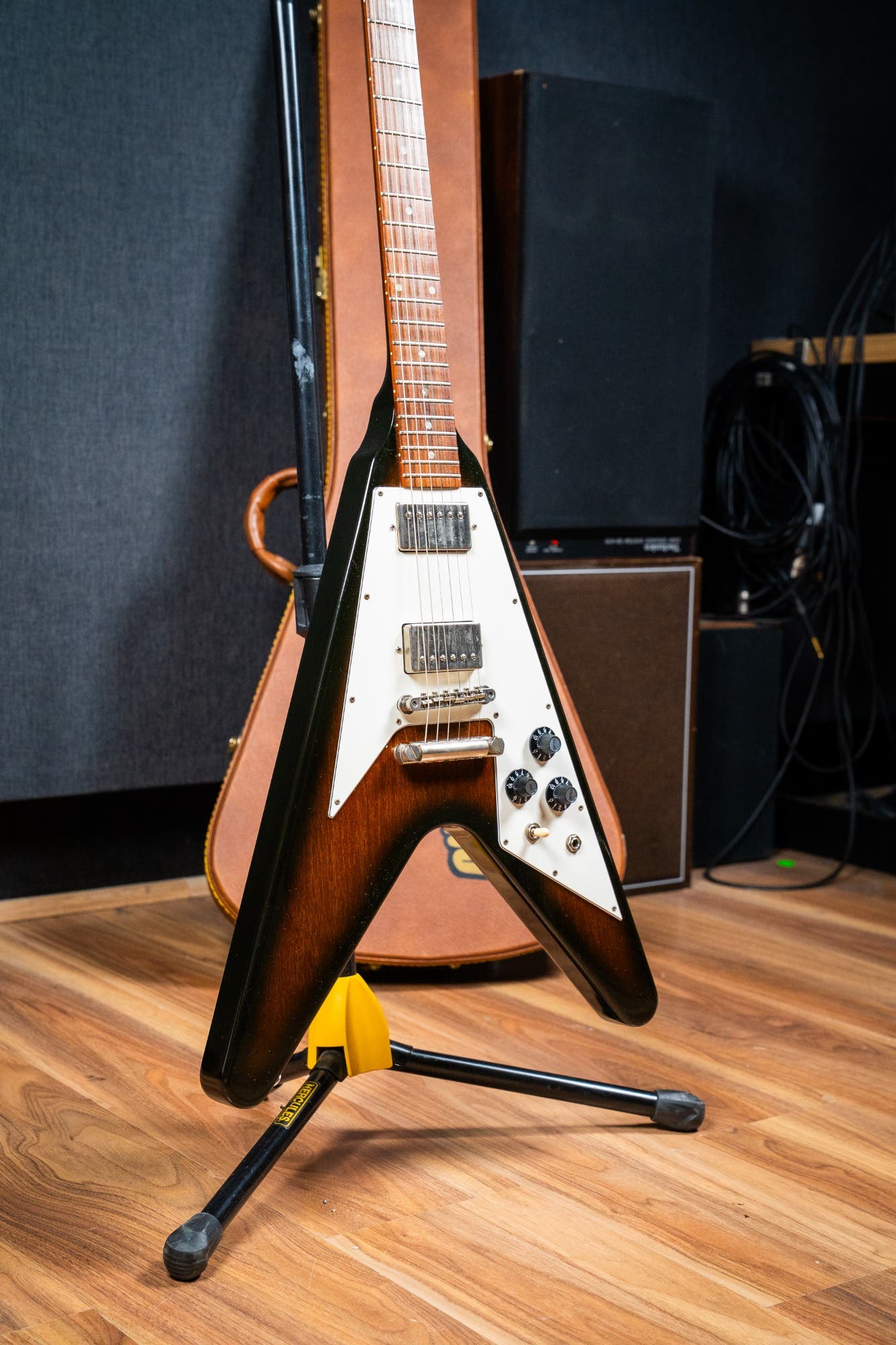Gibson 1997 Yamano Flying V Ltd Ed. - Tobacco Burst - Lollar 58 Vintage P/ups w/Faber Aluminium Vintage Bridge - Pre-Owned