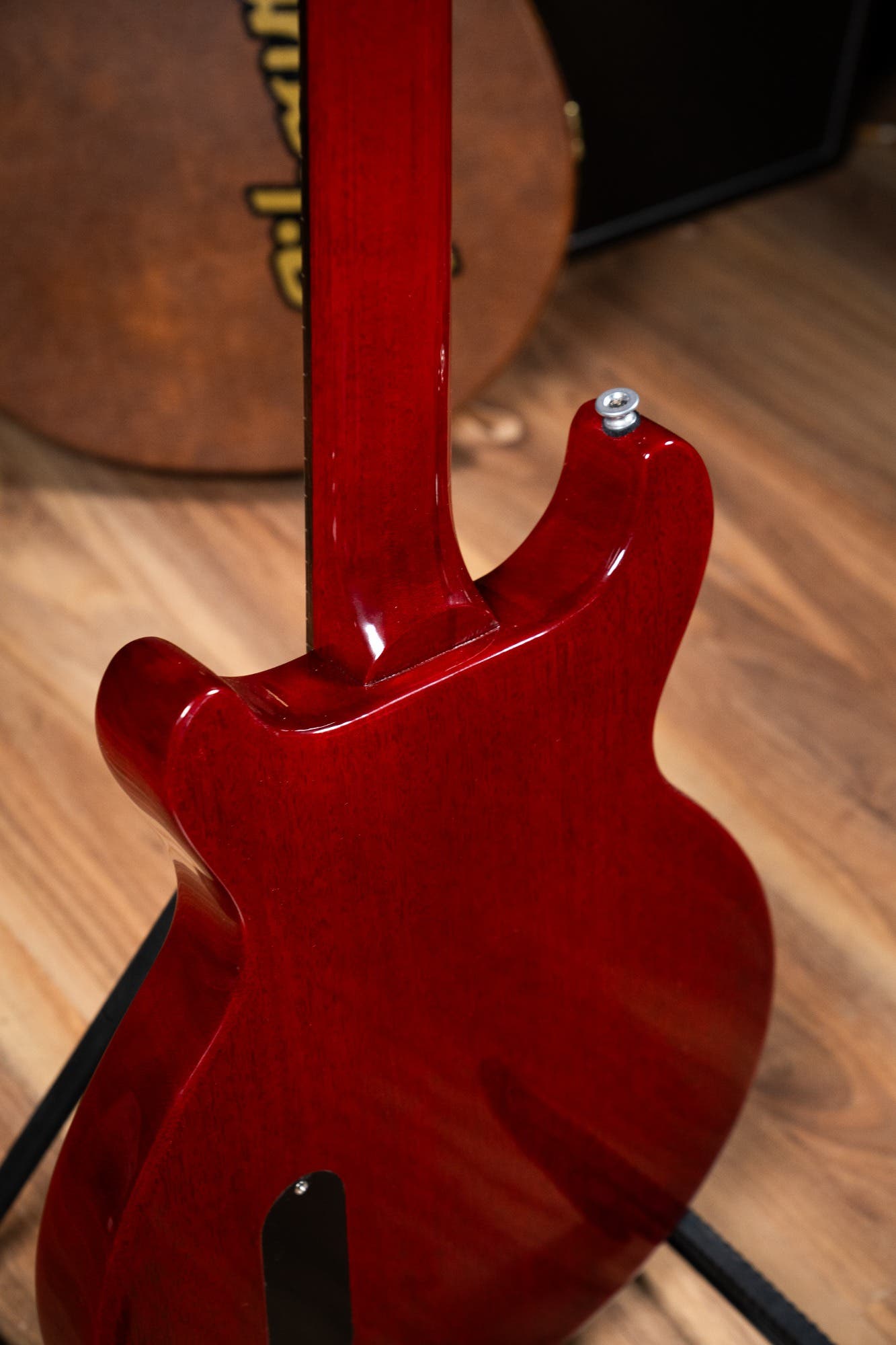 Gibson Les Paul Junior Double Cut - Tortoise Pickguard - Vintage Cherry