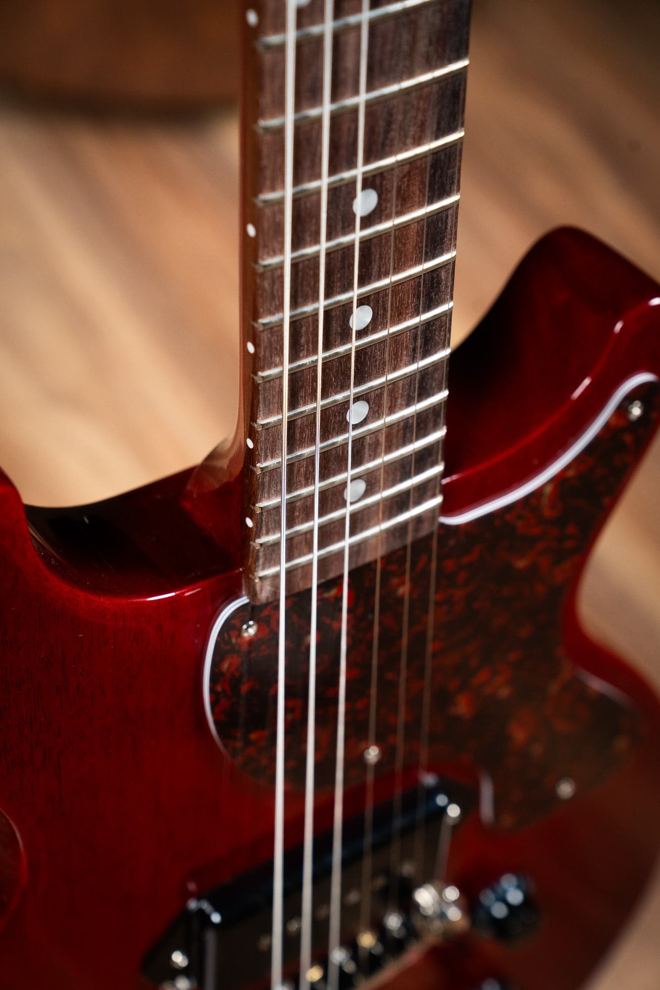 Gibson Les Paul Junior Double Cut - Tortoise Pickguard - Vintage Cherry