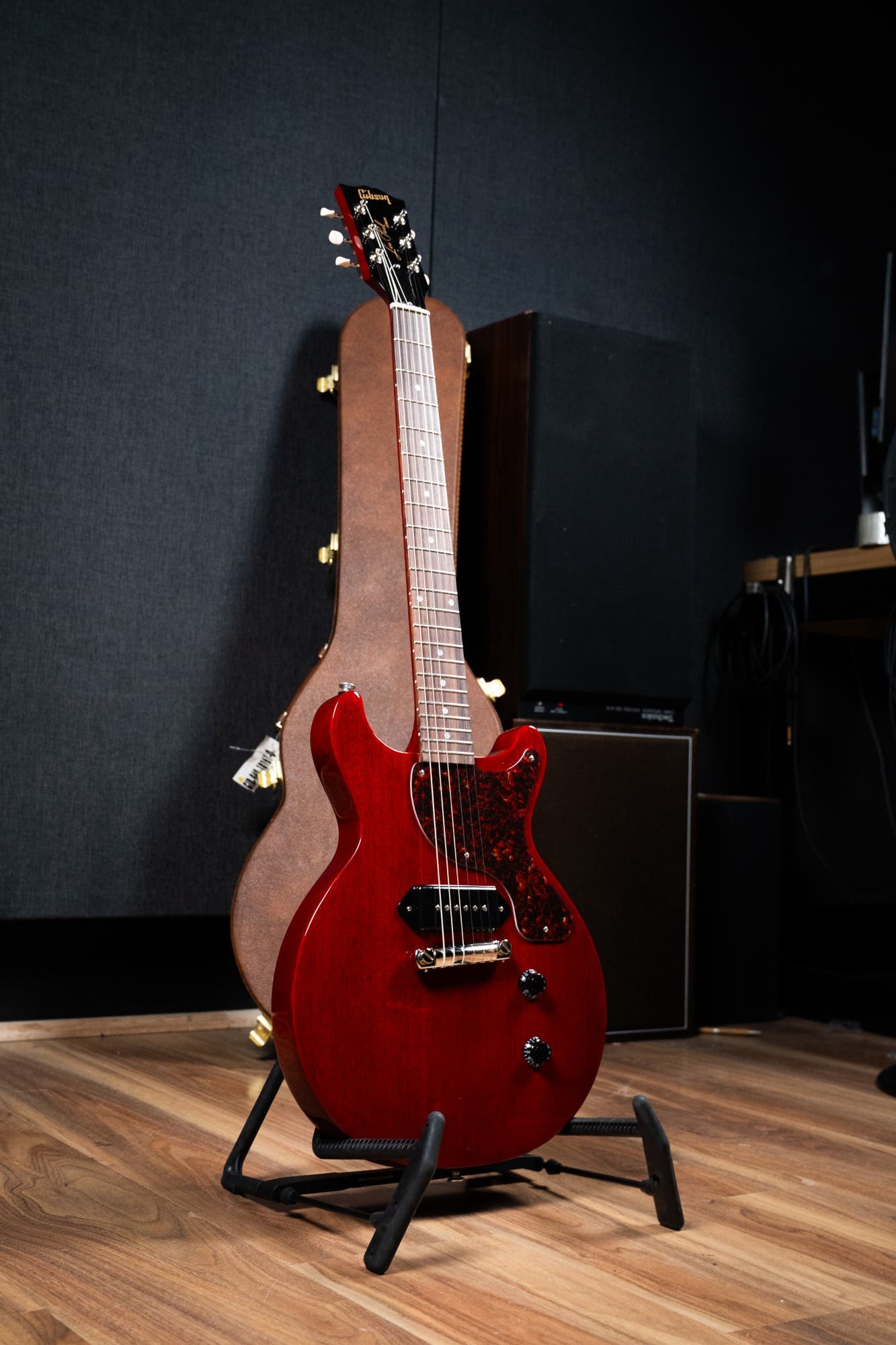 Gibson Les Paul Junior Double Cut - Tortoise Pickguard - Vintage Cherry