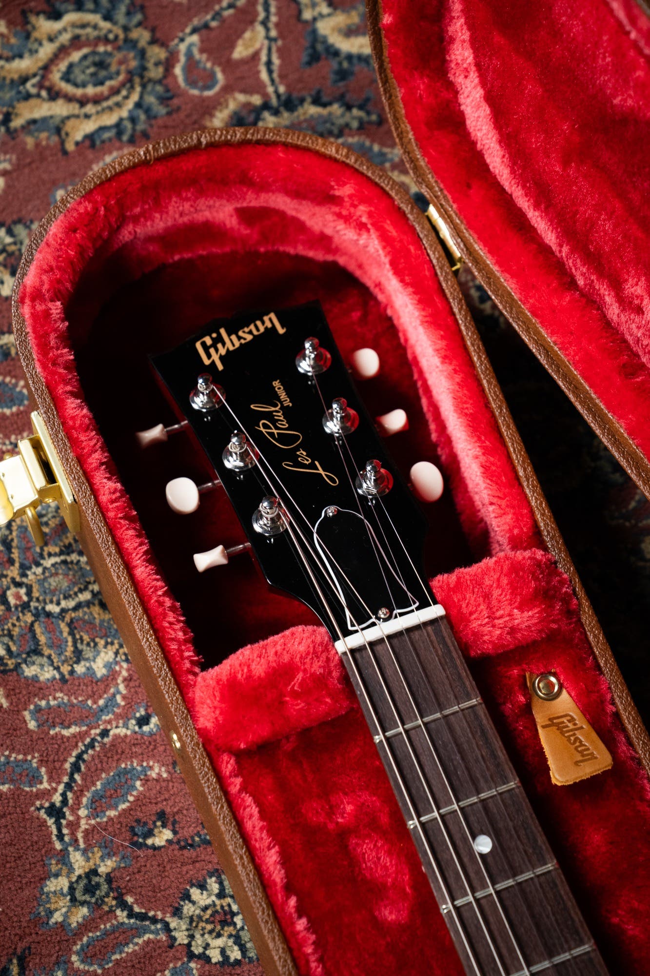 Gibson Les Paul Junior Double Cut - Tortoise Pickguard - Vintage Cherry