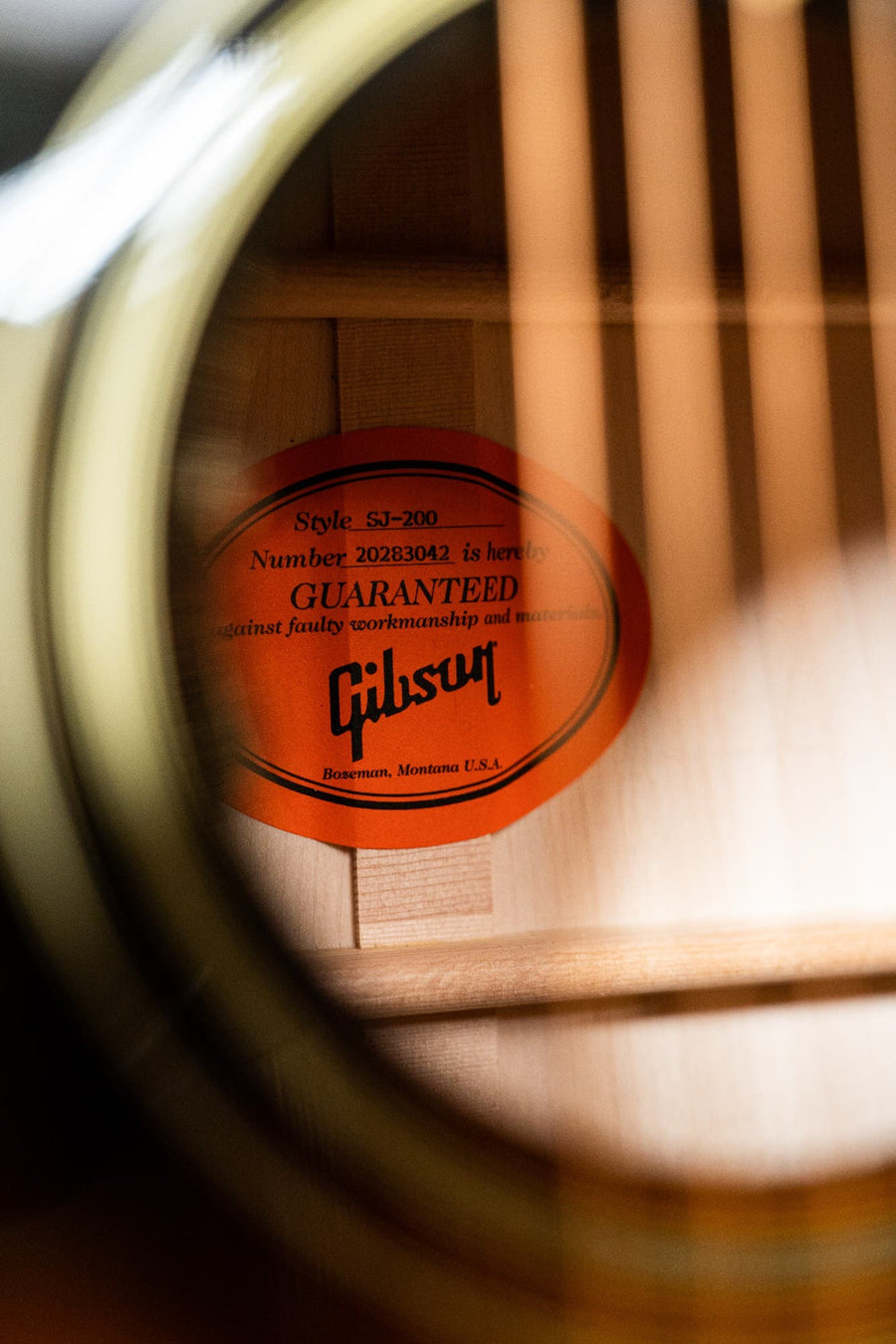 Gibson SJ-200 Original Acoustic Guitar w/Case - Vintage Sunburst