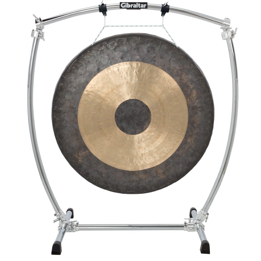 Gibraltar GIGCSCGL Large Curved Chrome Gong Stand