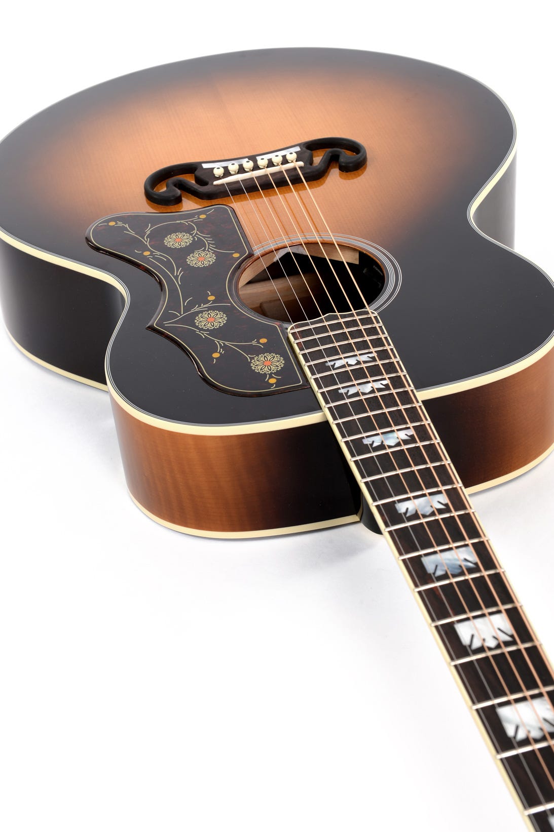 Sigma GJA-SG200 Jumbo Acoustic Electric Guitar - Tobacco Sunburst