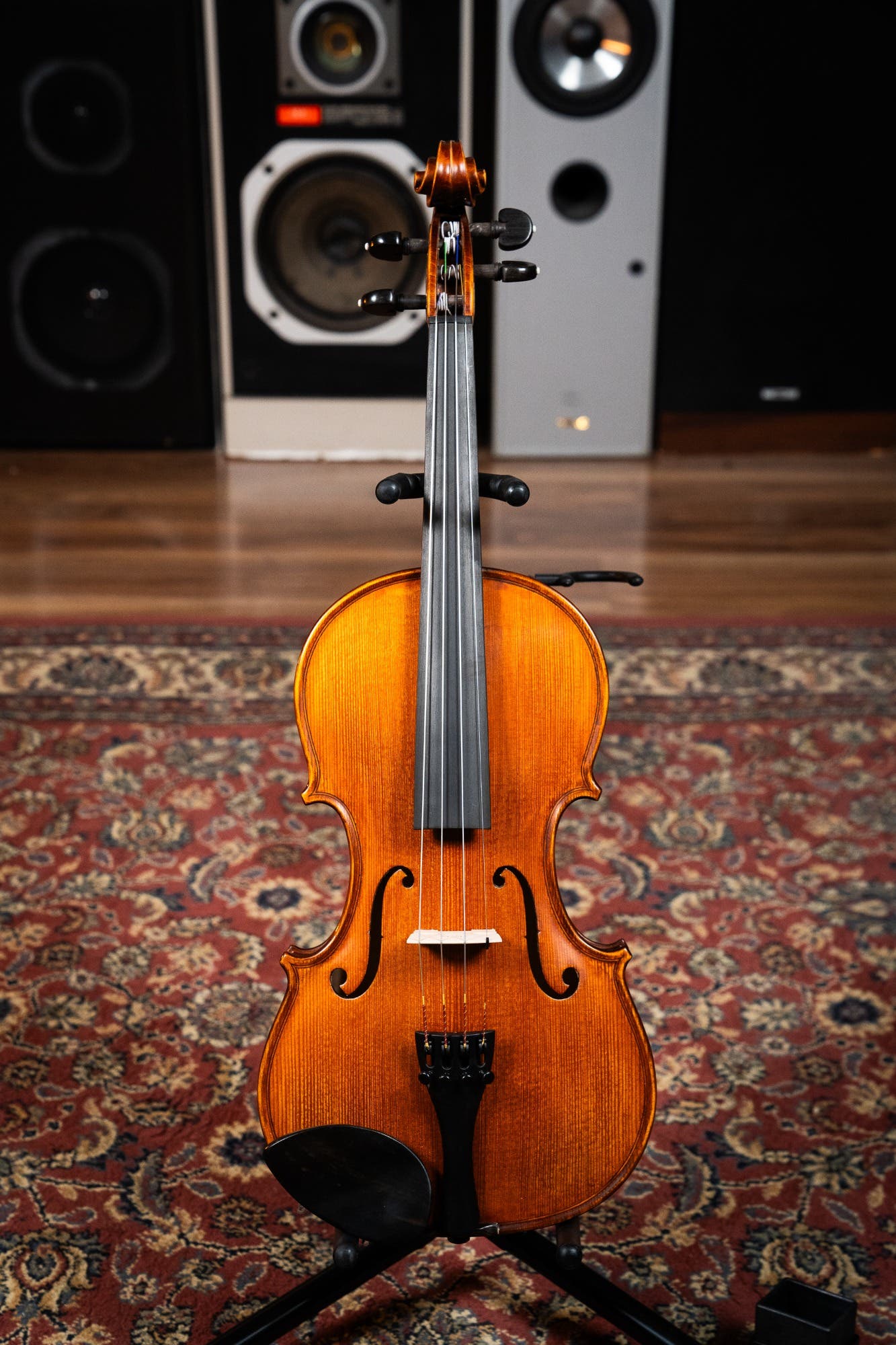 GLIGA 4/4 VASILE  SUPERIOR ITALY 1PC BACK PROFESSIONAL SETUP W/OPAL GOLD STRINGS (VIOLIN ONLY)