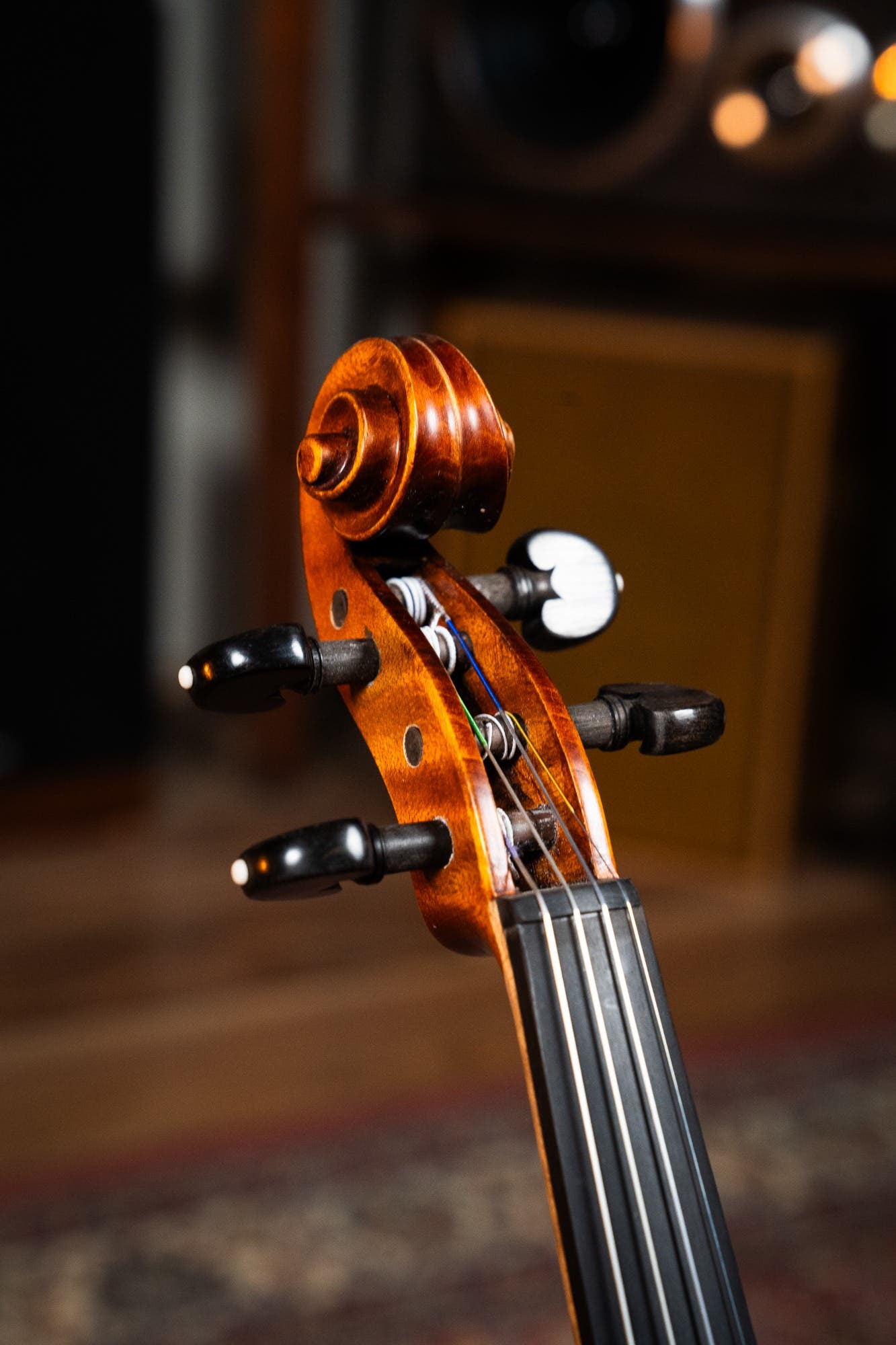 GLIGA 4/4 VASILE  SUPERIOR ITALY 1PC BACK PROFESSIONAL SETUP W/OPAL GOLD STRINGS (VIOLIN ONLY)