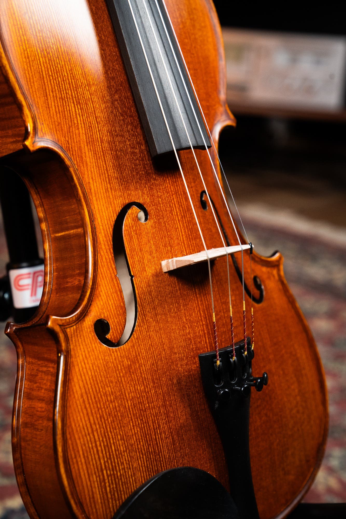 GLIGA 4/4 VASILE  SUPERIOR ITALY 1PC BACK PROFESSIONAL SETUP W/OPAL GOLD STRINGS (VIOLIN ONLY)