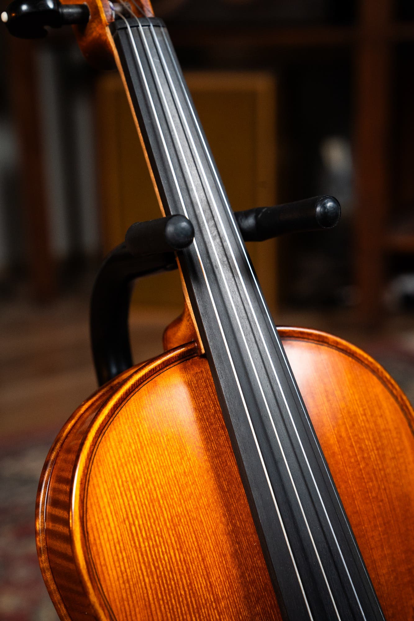 GLIGA 4/4 VASILE  SUPERIOR ITALY 1PC BACK PROFESSIONAL SETUP W/OPAL GOLD STRINGS (VIOLIN ONLY)