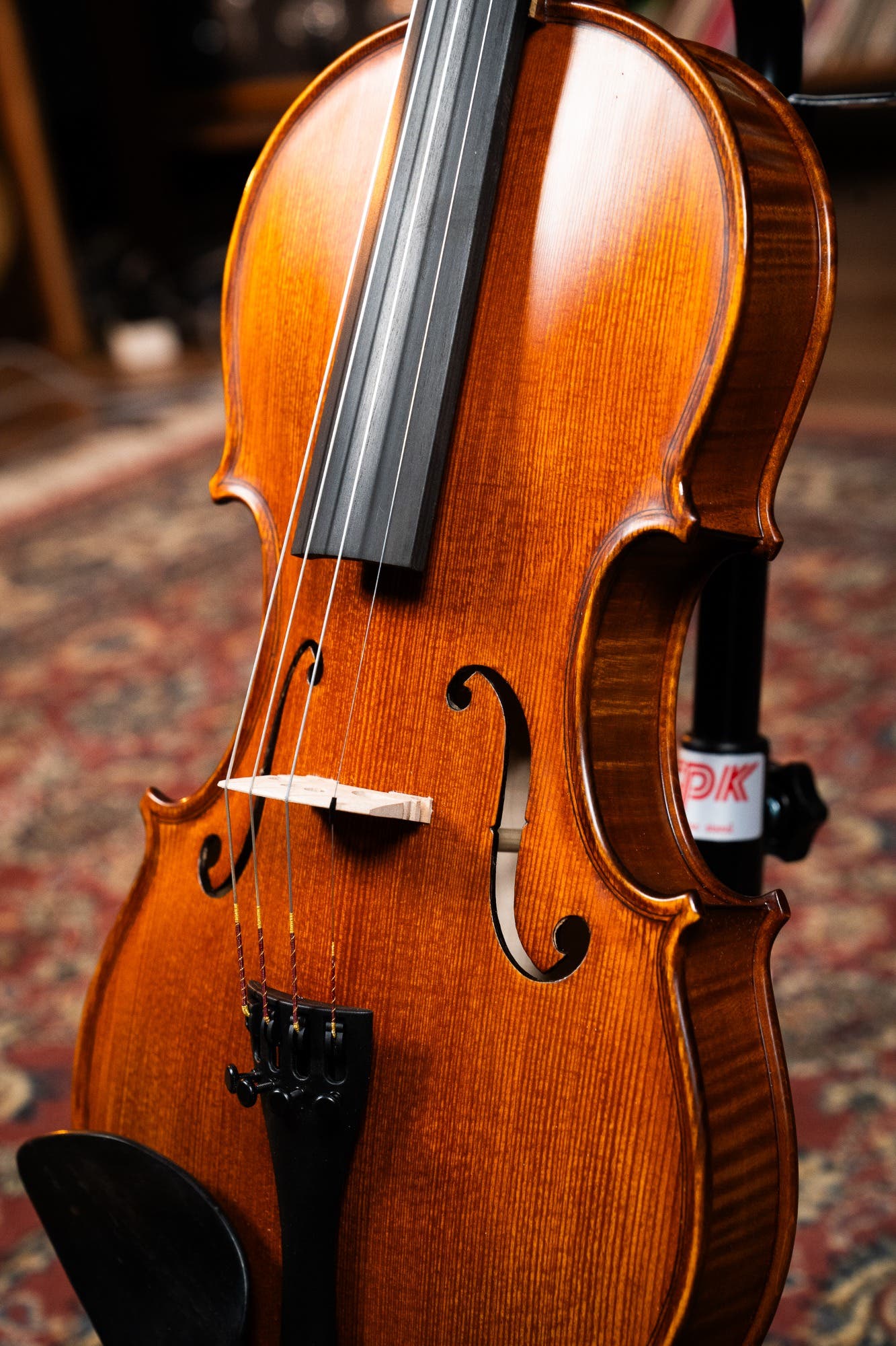 GLIGA 4/4 VASILE  SUPERIOR ITALY 1PC BACK PROFESSIONAL SETUP W/OPAL GOLD STRINGS (VIOLIN ONLY)