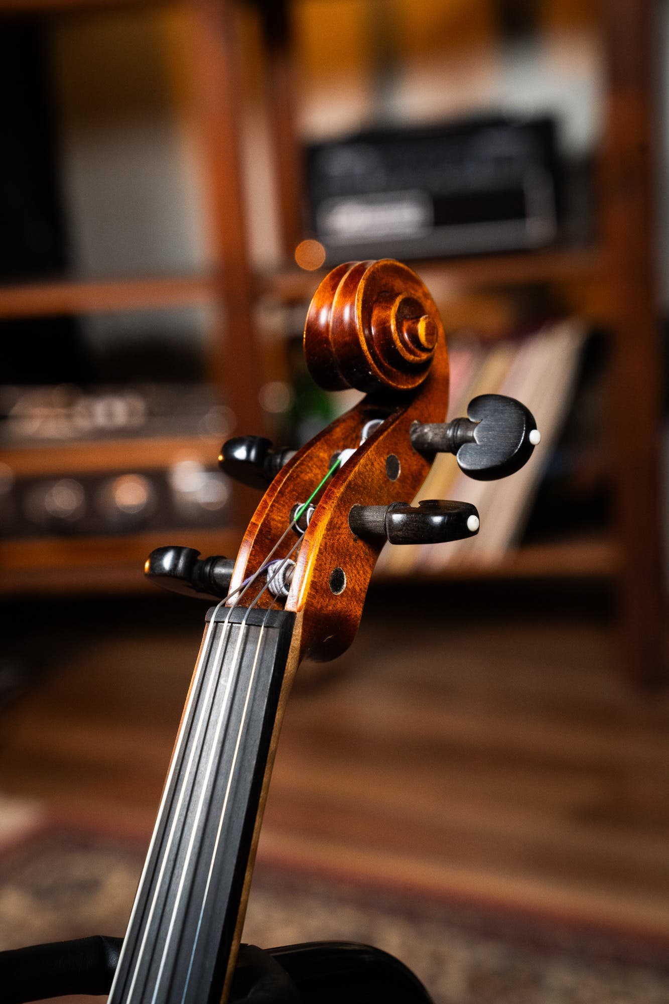 GLIGA 4/4 VASILE  SUPERIOR ITALY 1PC BACK PROFESSIONAL SETUP W/OPAL GOLD STRINGS (VIOLIN ONLY)