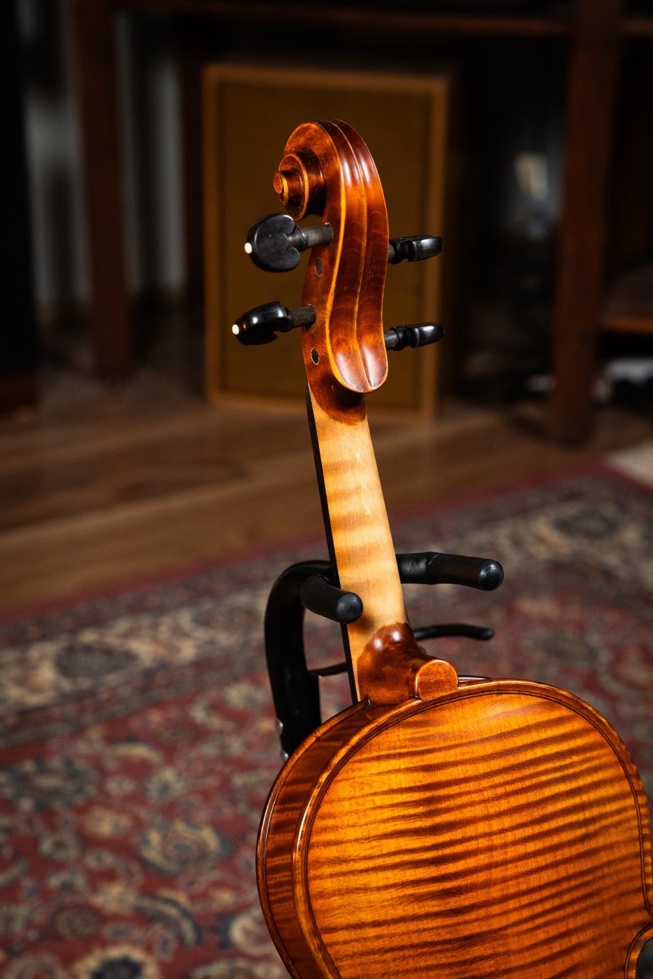 GLIGA 4/4 VASILE  SUPERIOR ITALY 1PC BACK PROFESSIONAL SETUP W/OPAL GOLD STRINGS (VIOLIN ONLY)