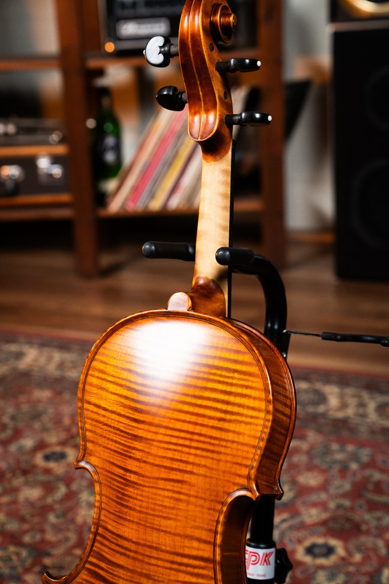 GLIGA 4/4 VASILE  SUPERIOR ITALY 1PC BACK PROFESSIONAL SETUP W/OPAL GOLD STRINGS (VIOLIN ONLY)