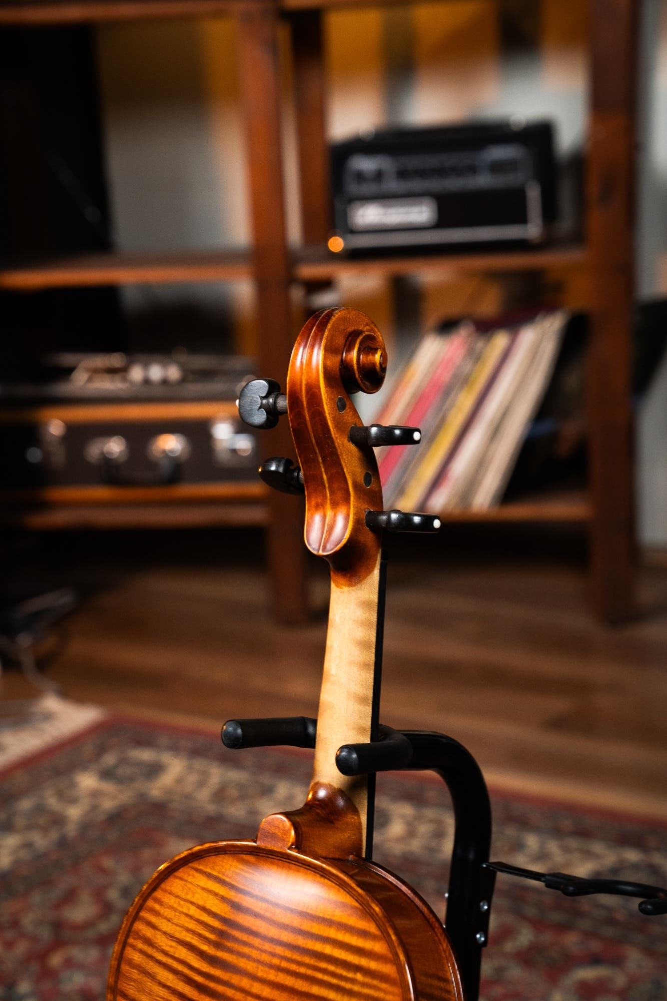 GLIGA 4/4 VASILE  SUPERIOR ITALY 1PC BACK PROFESSIONAL SETUP W/OPAL GOLD STRINGS (VIOLIN ONLY)