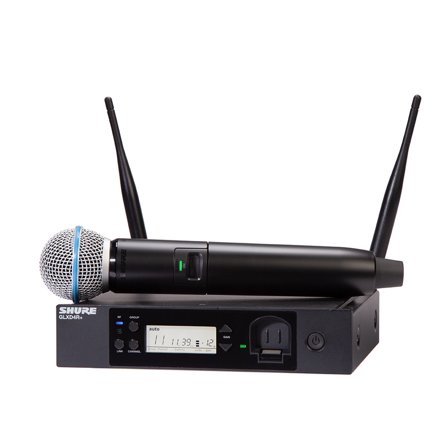 Shure GLX-D24R+B58 Wireless Digital Handheld System w/Beta58 Mic