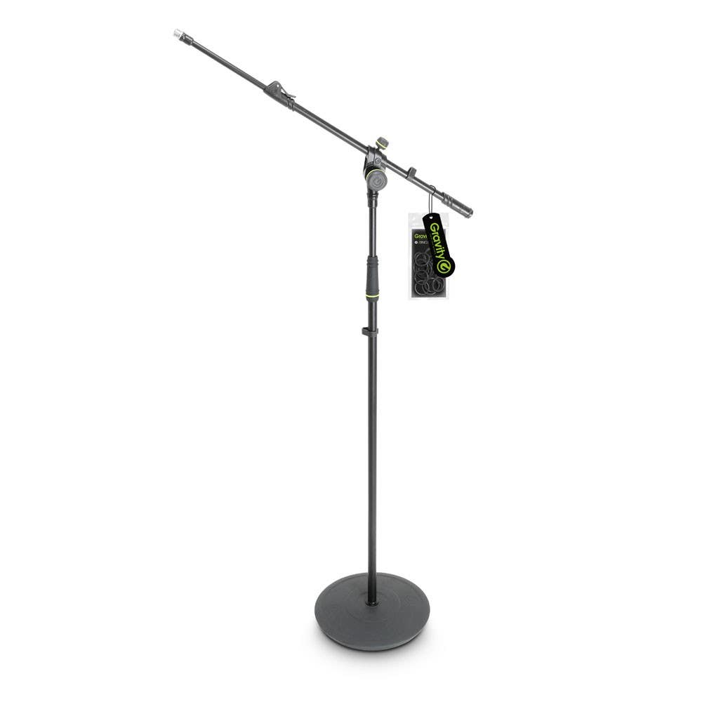 Gravity MS2322B Boom Mic Stand w/Round Base