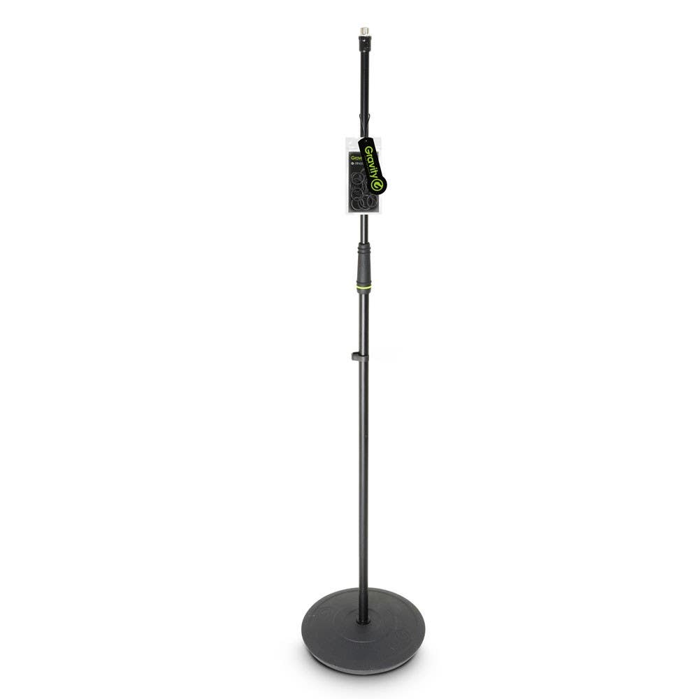 Gravity MS23 Straight Microphone Stand w/Round Base