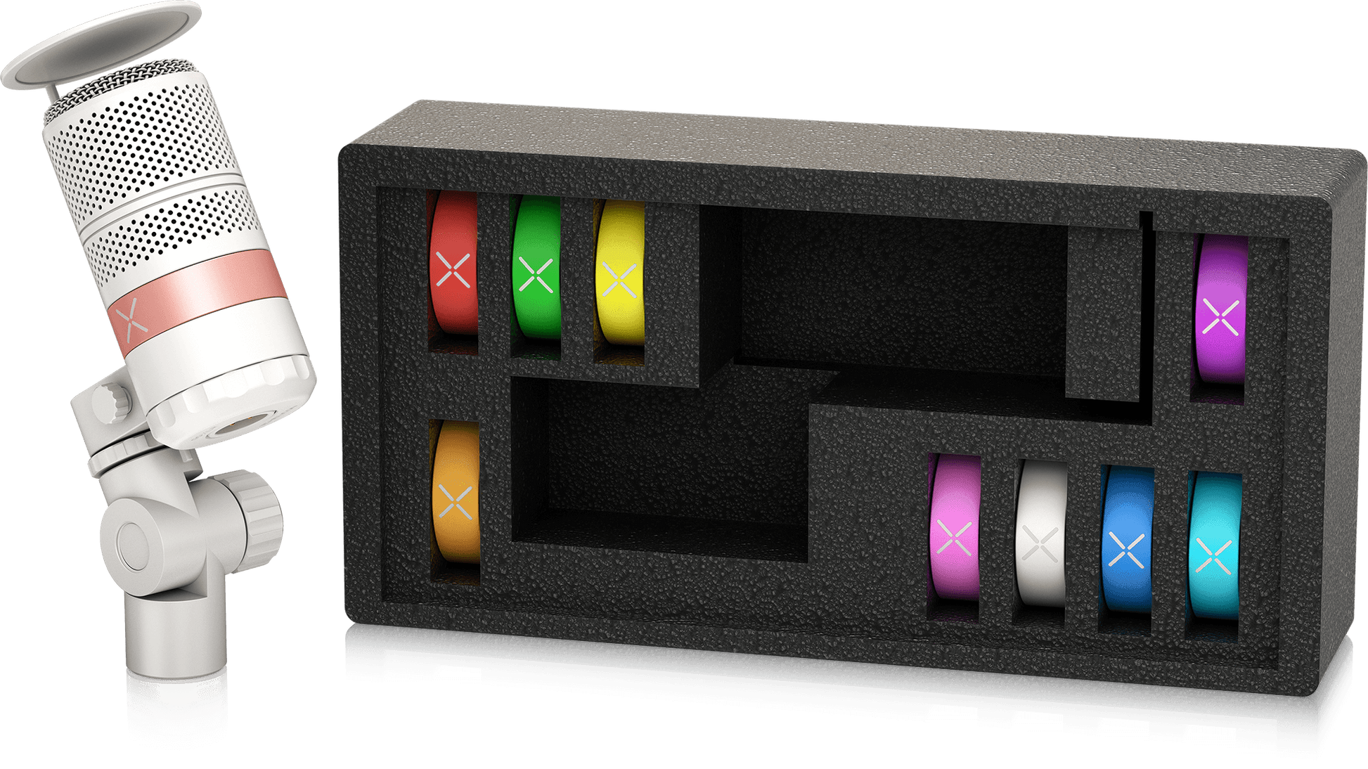 TC Helicon GoXLR Mic WH Dynamic Broadcast Microphone - White