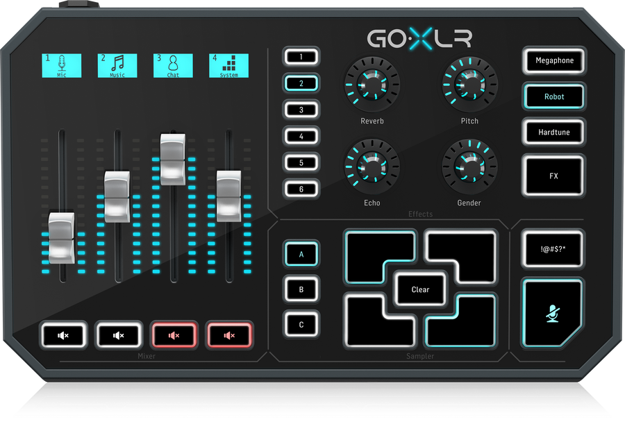 TC Helicon GoXLR Compact Broadcast Mixer w/MIDAS Preamps