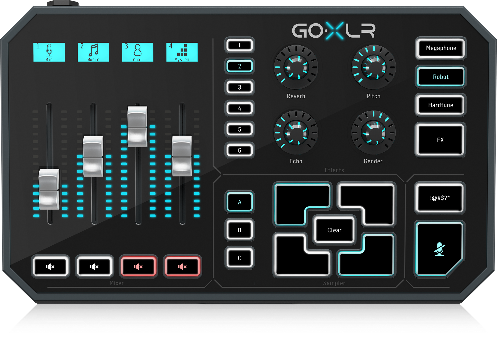 TC Helicon GoXLR Compact Broadcast Mixer w/MIDAS Preamps