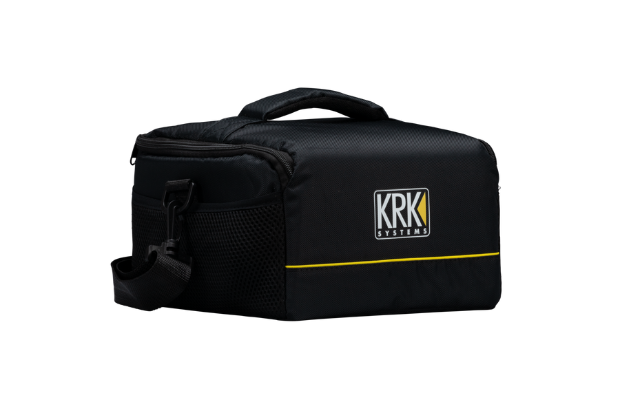 KRK GoAux3 Portable Studio Monitors w/Stands + Transport Bag