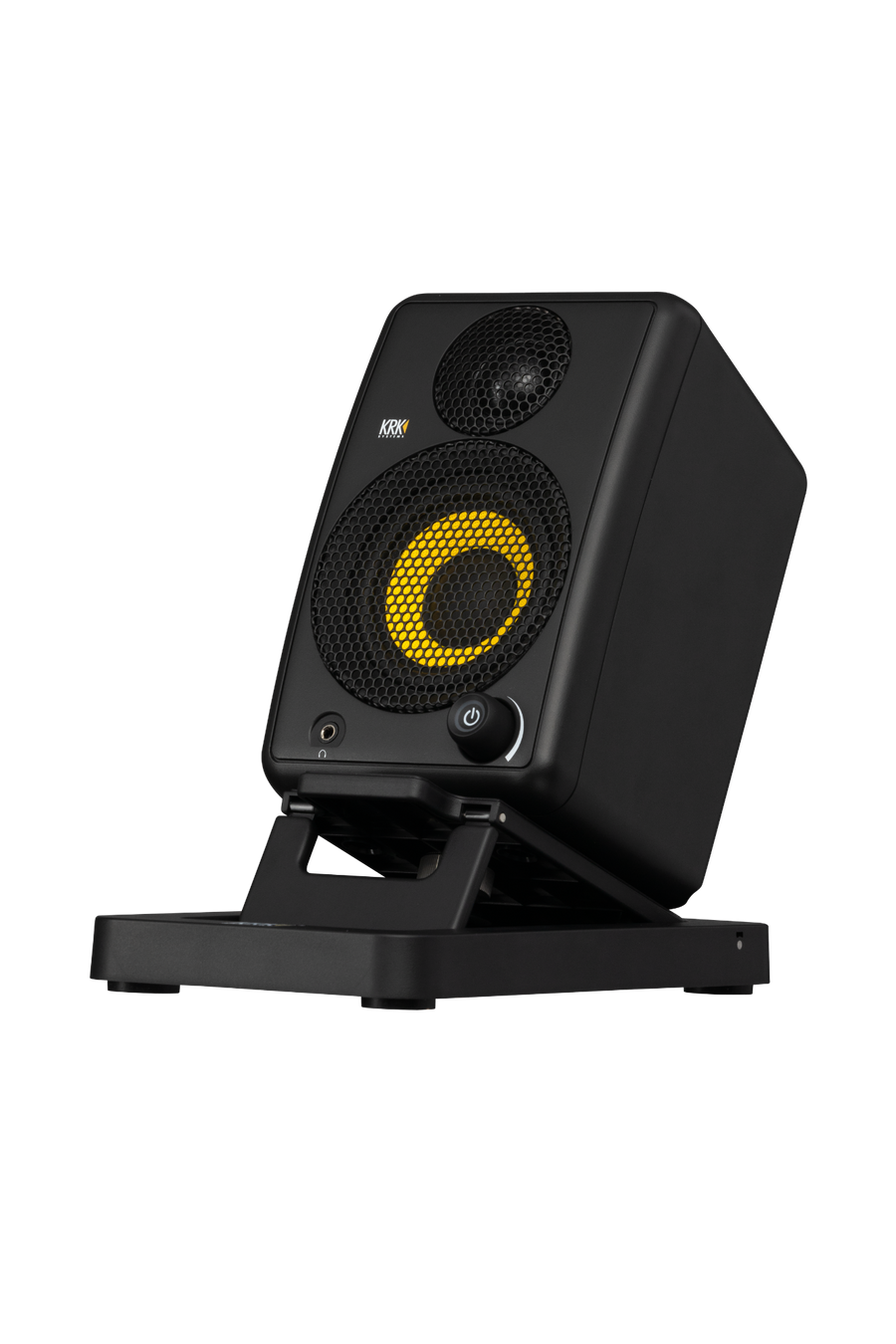 KRK GoAux3 Portable Studio Monitors w/Stands + Transport Bag
