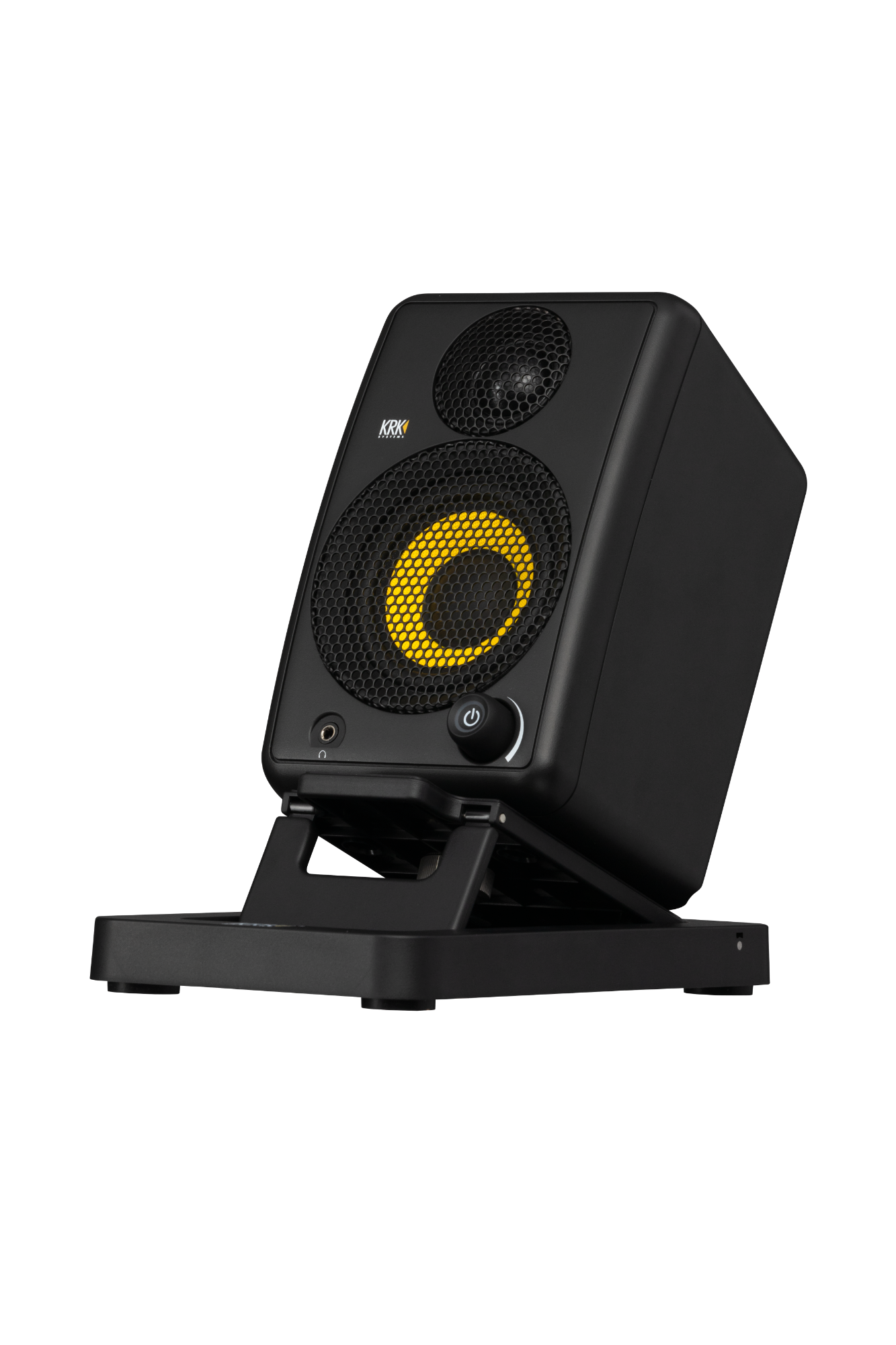 KRK GoAux3 Portable Studio Monitors w/Stands + Transport Bag