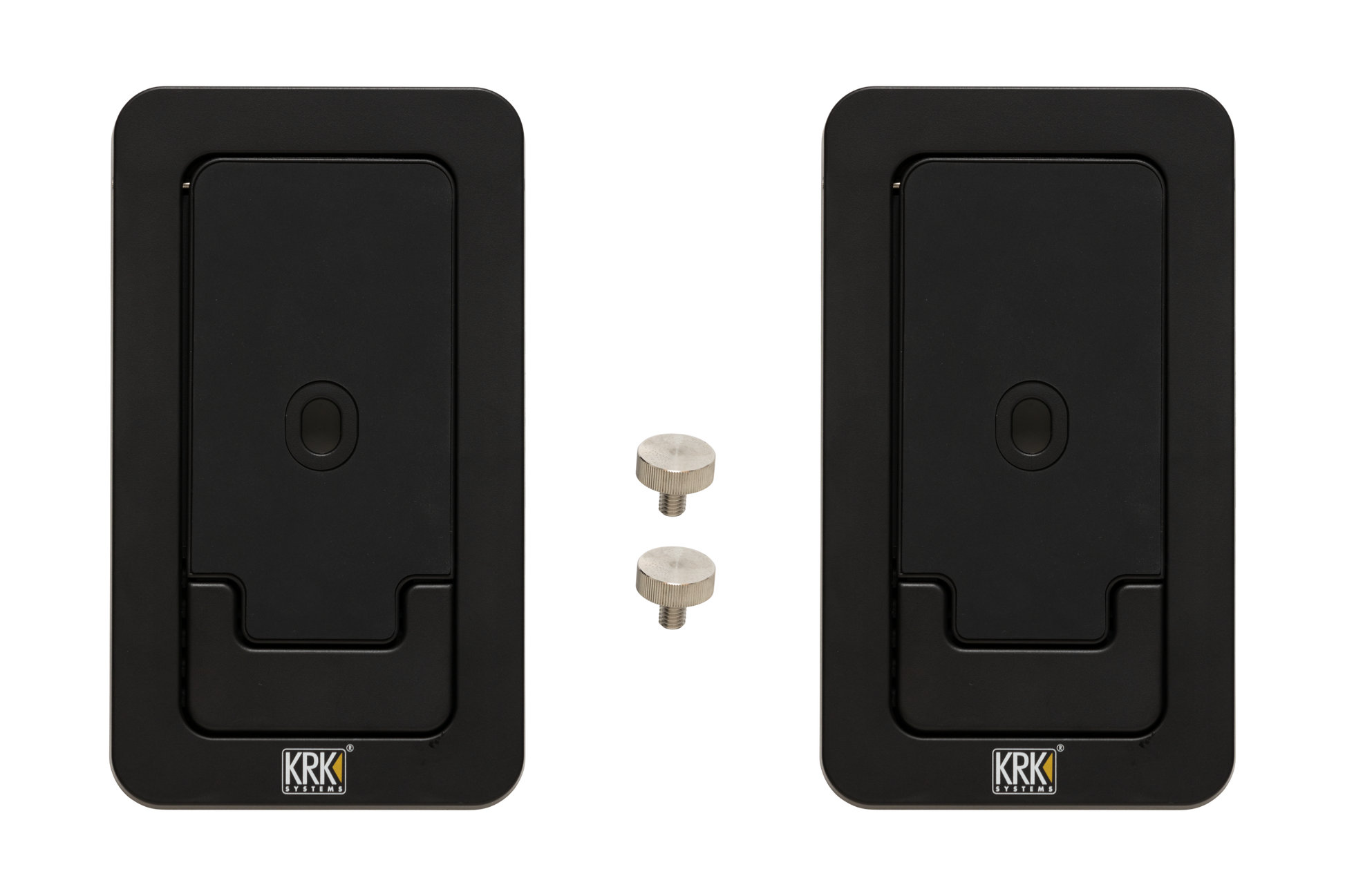 KRK GoAux3 Portable Studio Monitors w/Stands + Transport Bag