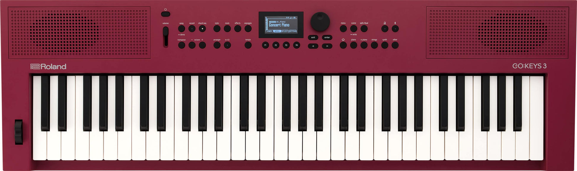 Roland GO:KEYS 3 61-Note Keyboard / Synth -  Red