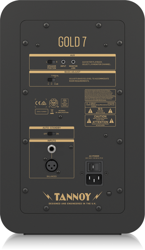 Tannoy Gold 7 6.5" Nearfield Studio Monitor (Single)